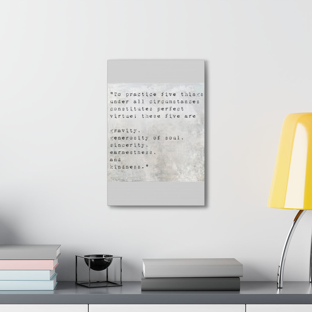 Scripture Walls Inspirational Wall Art Constitutes Perfect Virtue Motivation Wall Decor for Home Office Gym Inspiring Success Quote Print Ready to Hang Unframed-Express Your Love Gifts