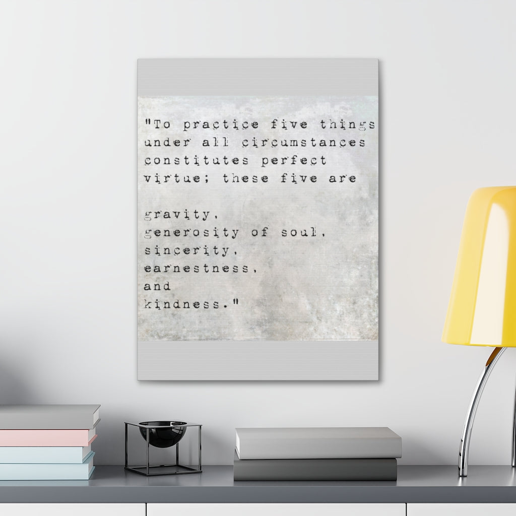 Scripture Walls Inspirational Wall Art Constitutes Perfect Virtue Motivation Wall Decor for Home Office Gym Inspiring Success Quote Print Ready to Hang Unframed-Express Your Love Gifts