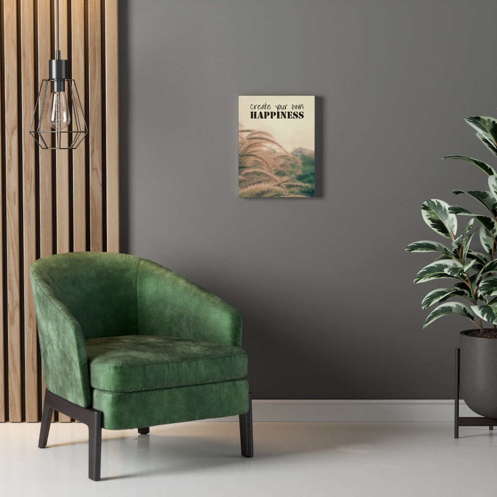 Scripture Walls Inspirational Wall Art Create Your Own Happiness Motivational Print Ready to Hang Artwork Unframed-Express Your Love Gifts