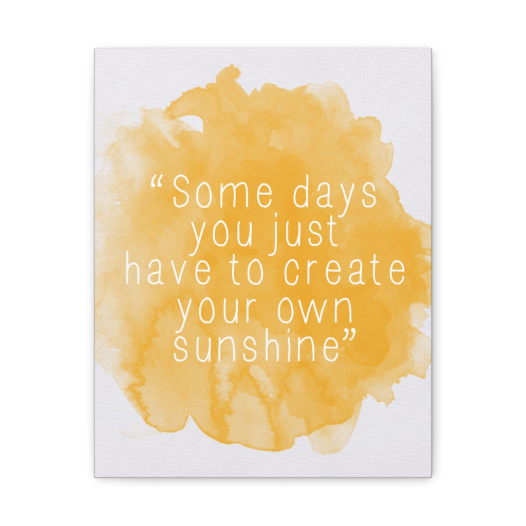Scripture Walls Inspirational Wall Art Create Your Own Sunshine Motivation Wall Decor for Home Office Gym Inspiring Success Quote Print Ready to Hang Unframed-Express Your Love Gifts