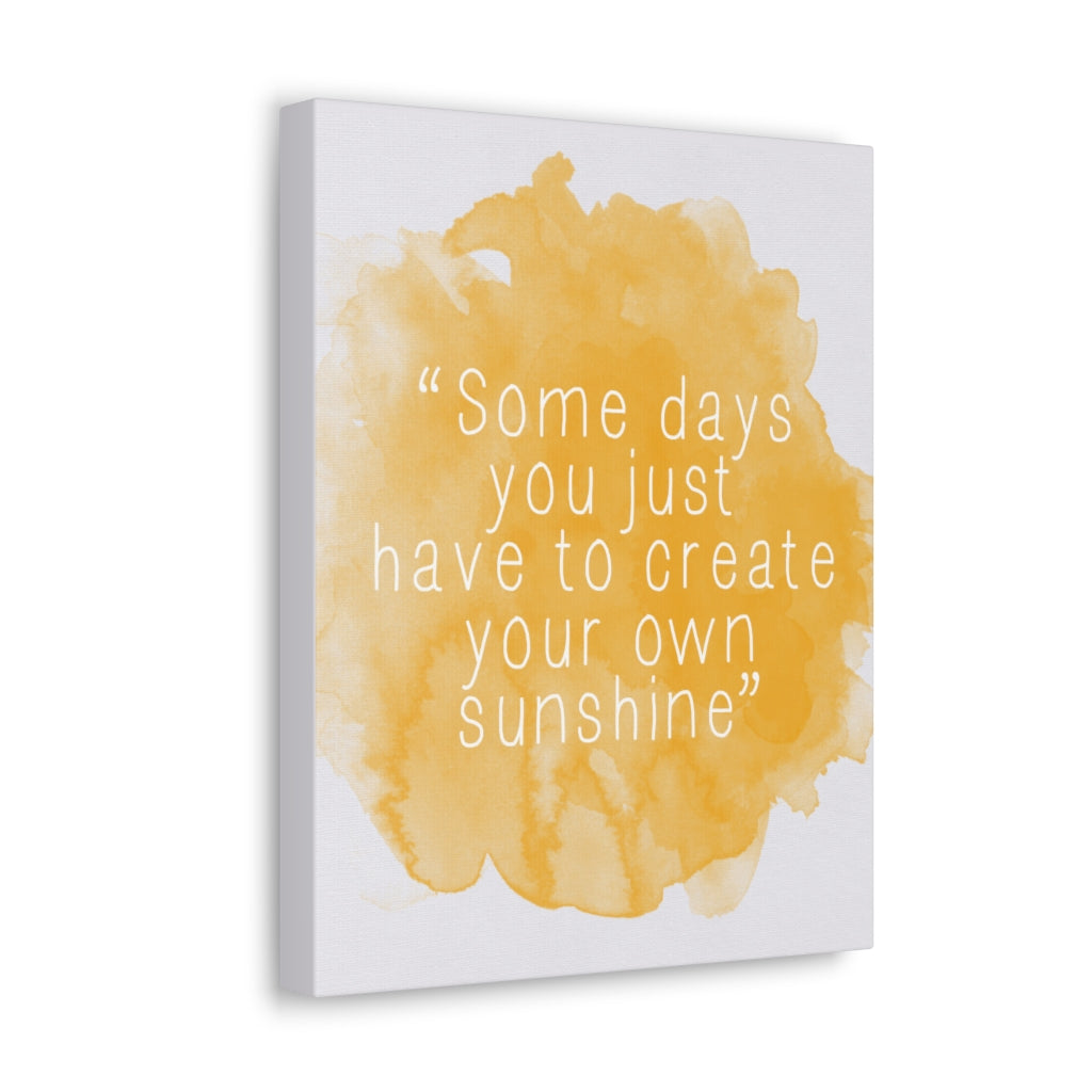 Scripture Walls Inspirational Wall Art Create Your Own Sunshine Motivation Wall Decor for Home Office Gym Inspiring Success Quote Print Ready to Hang Unframed-Express Your Love Gifts