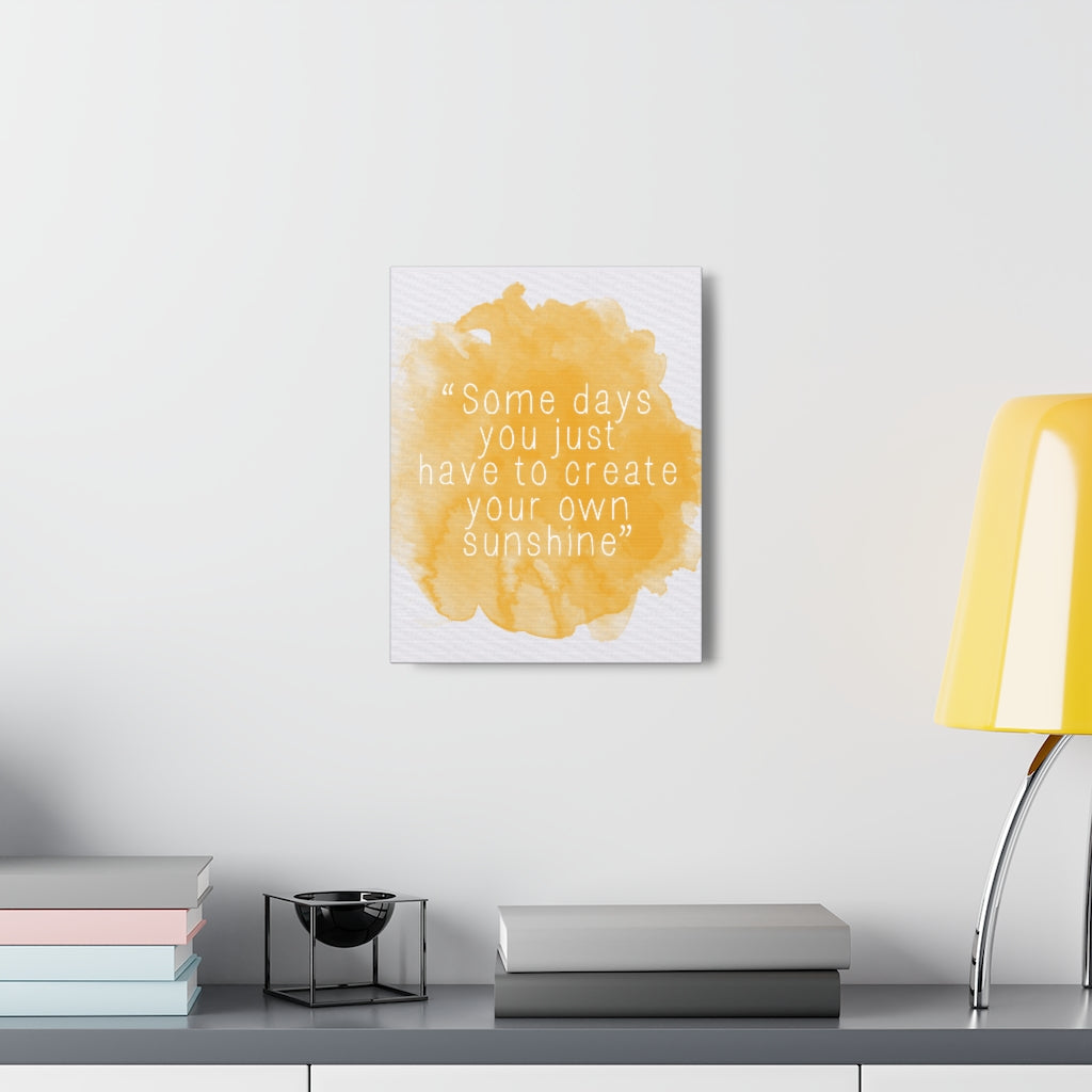 Scripture Walls Inspirational Wall Art Create Your Own Sunshine Motivation Wall Decor for Home Office Gym Inspiring Success Quote Print Ready to Hang Unframed-Express Your Love Gifts