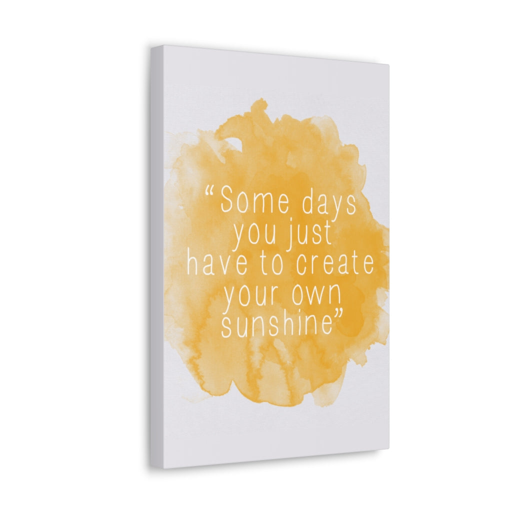 Scripture Walls Inspirational Wall Art Create Your Own Sunshine Motivation Wall Decor for Home Office Gym Inspiring Success Quote Print Ready to Hang Unframed-Express Your Love Gifts