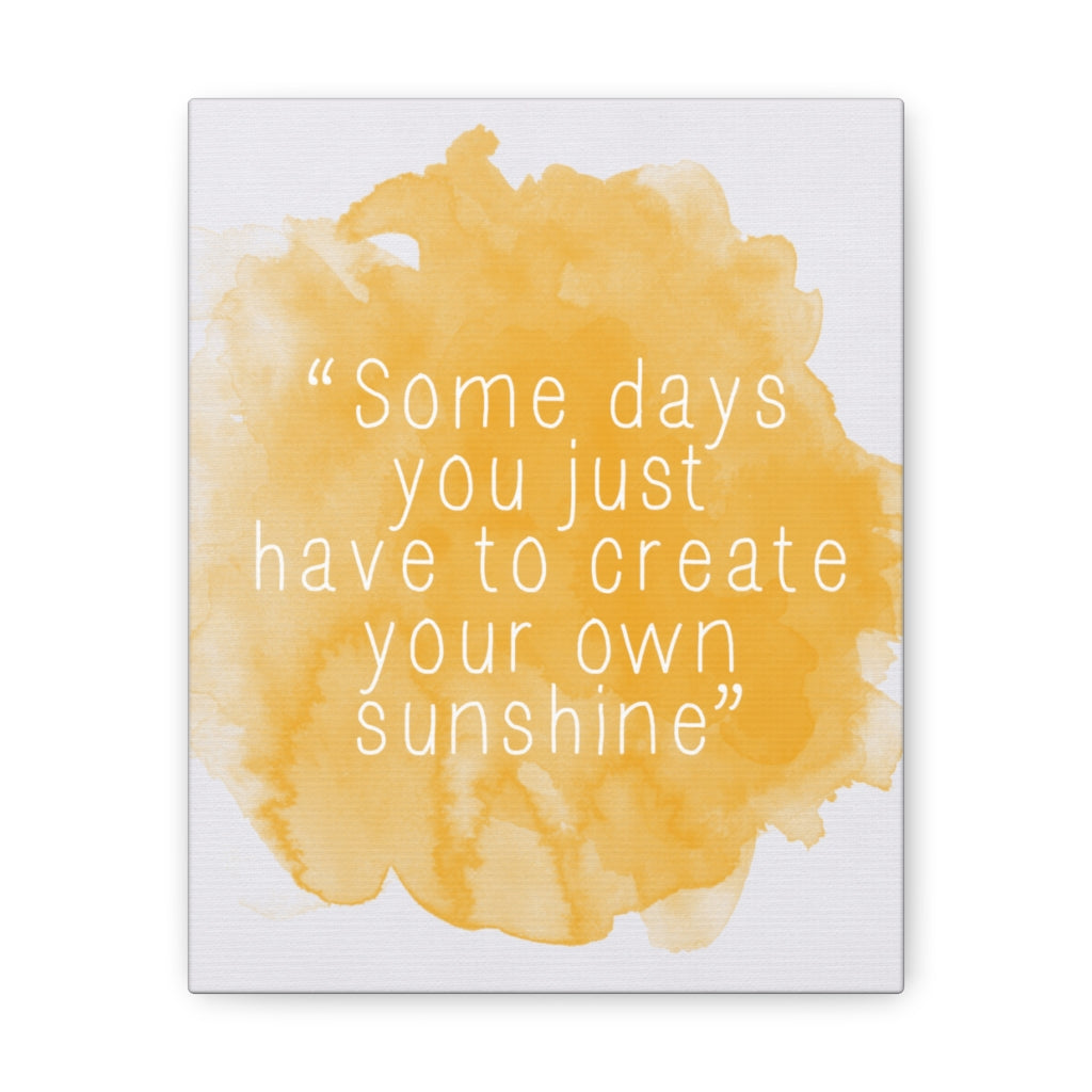 Scripture Walls Inspirational Wall Art Create Your Own Sunshine Motivation Wall Decor for Home Office Gym Inspiring Success Quote Print Ready to Hang Unframed-Express Your Love Gifts