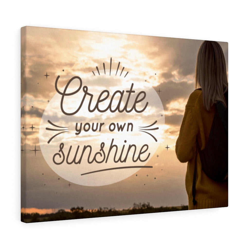 Scripture Walls Inspirational Wall Art Create Your Own Sunshine Wall Art Motivational Motto Inspiring Prints Artwork Decor Ready to Hang Unframed-Express Your Love Gifts