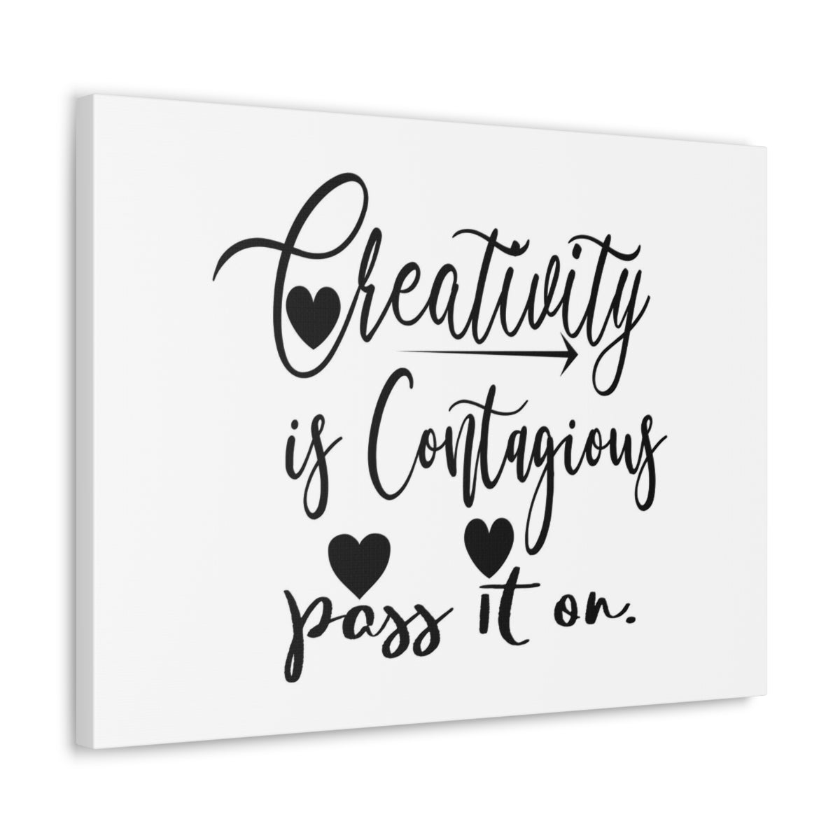 Scripture Walls Inspirational Wall Art Creativity Is Contagious Romans 12:6 Motivation Wall Decor for Home Office Gym Inspiring Success Quote Print Ready to Hang Unframed-Express Your Love Gifts