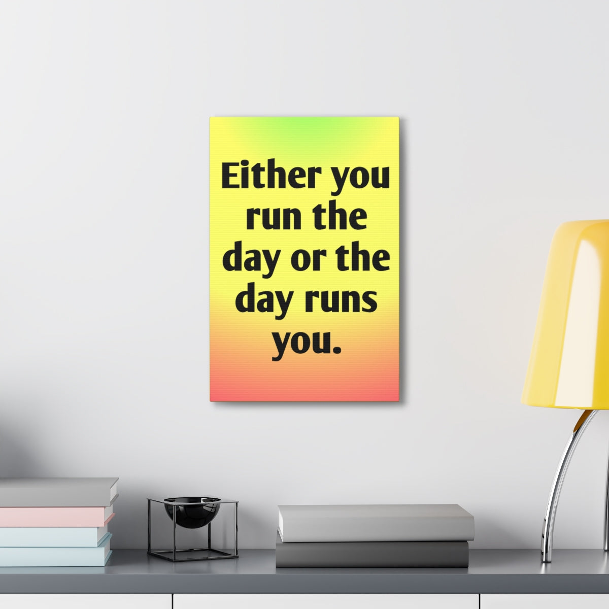 Scripture Walls Inspirational Wall Art Day Runs You Motivation Wall Decor for Home Office Gym Inspiring Success Quote Print Ready to Hang Unframed-Express Your Love Gifts