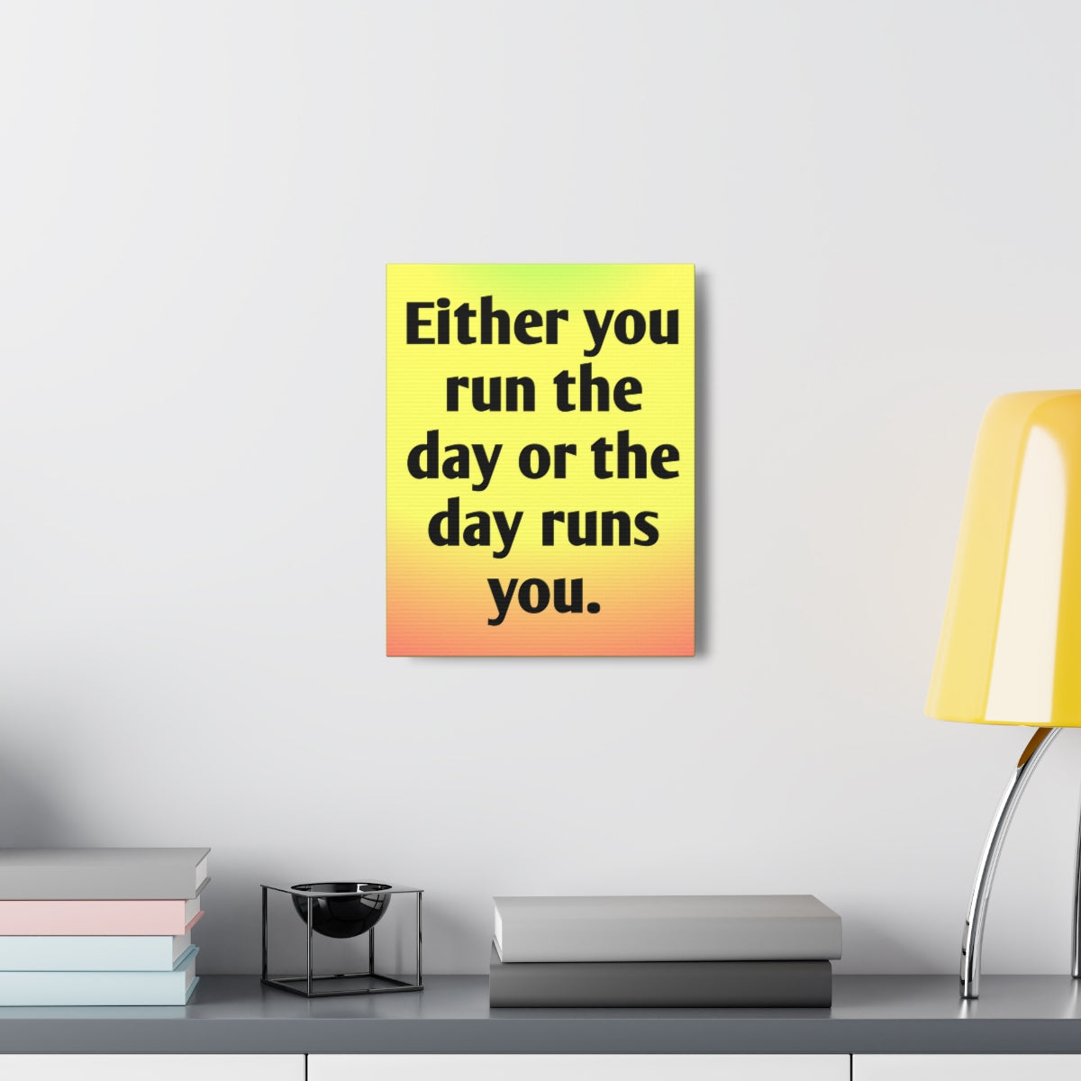 Scripture Walls Inspirational Wall Art Day Runs You Motivation Wall Decor for Home Office Gym Inspiring Success Quote Print Ready to Hang Unframed-Express Your Love Gifts