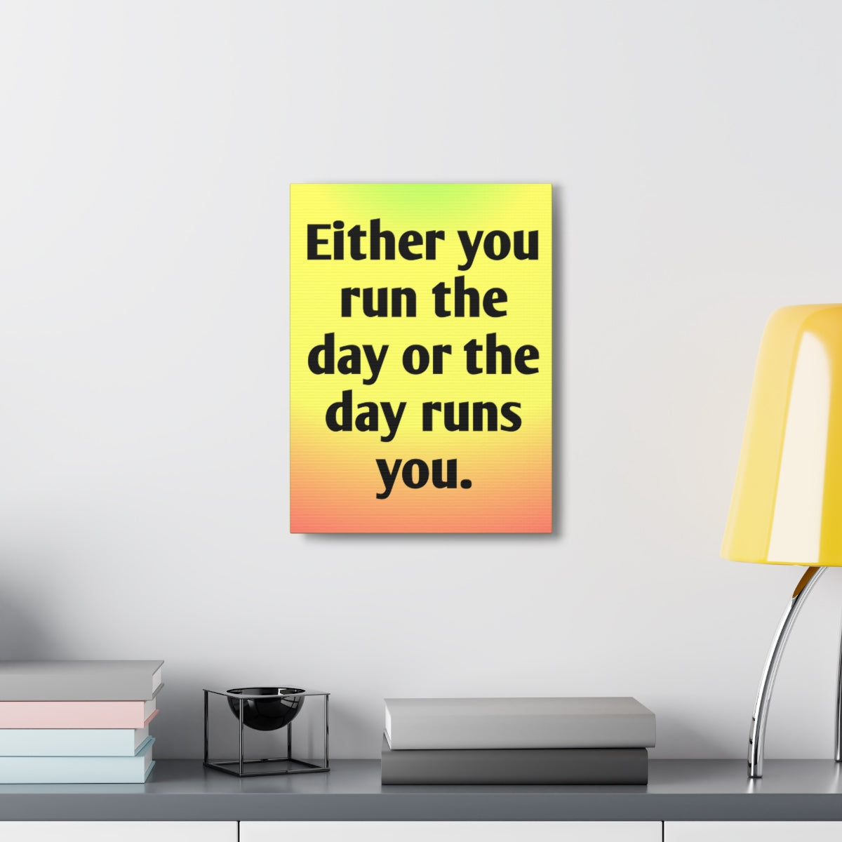 Scripture Walls Inspirational Wall Art Day Runs You Motivation Wall Decor for Home Office Gym Inspiring Success Quote Print Ready to Hang Unframed-Express Your Love Gifts