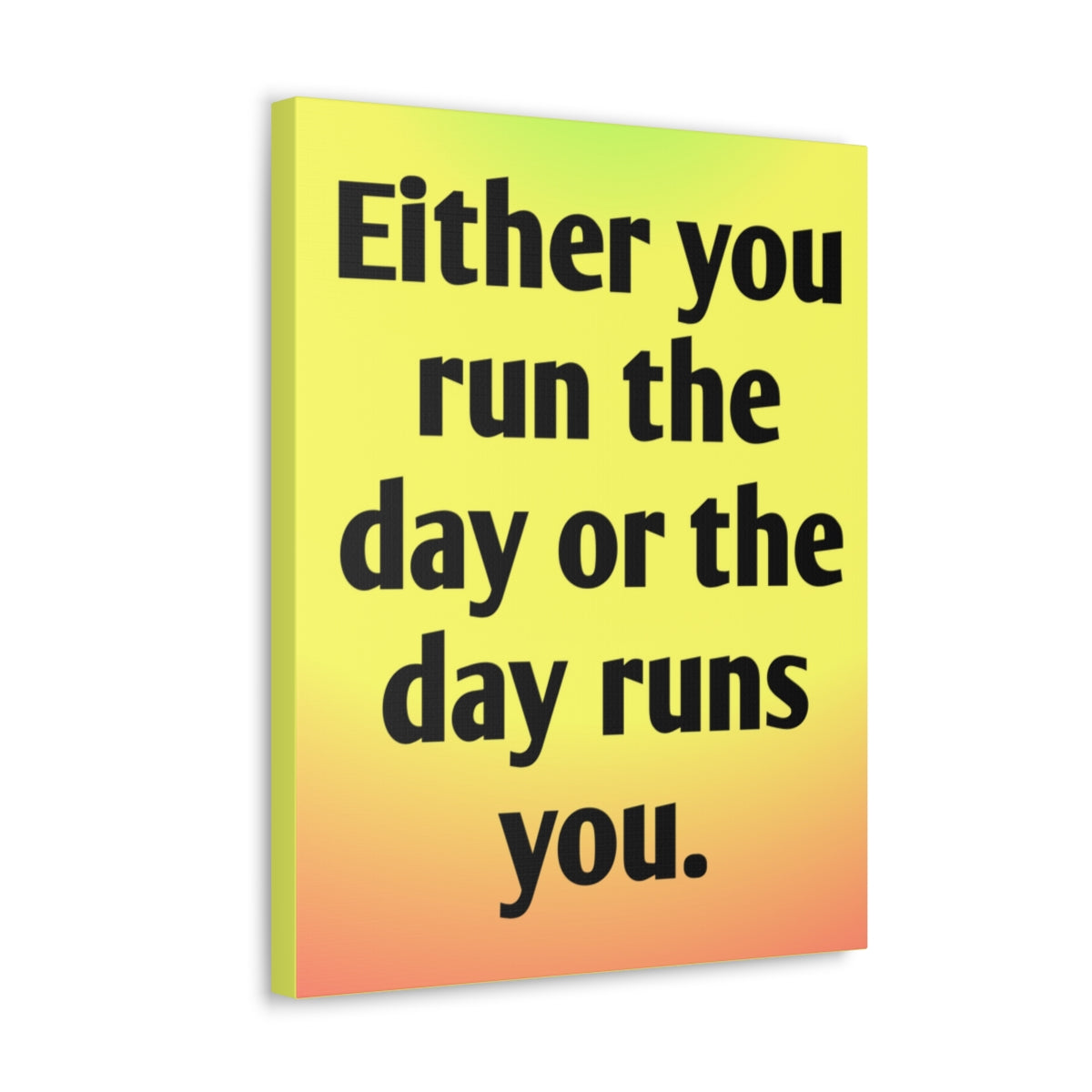 Scripture Walls Inspirational Wall Art Day Runs You Motivation Wall Decor for Home Office Gym Inspiring Success Quote Print Ready to Hang Unframed-Express Your Love Gifts