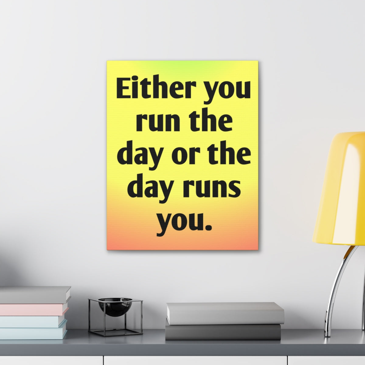 Scripture Walls Inspirational Wall Art Day Runs You Motivation Wall Decor for Home Office Gym Inspiring Success Quote Print Ready to Hang Unframed-Express Your Love Gifts