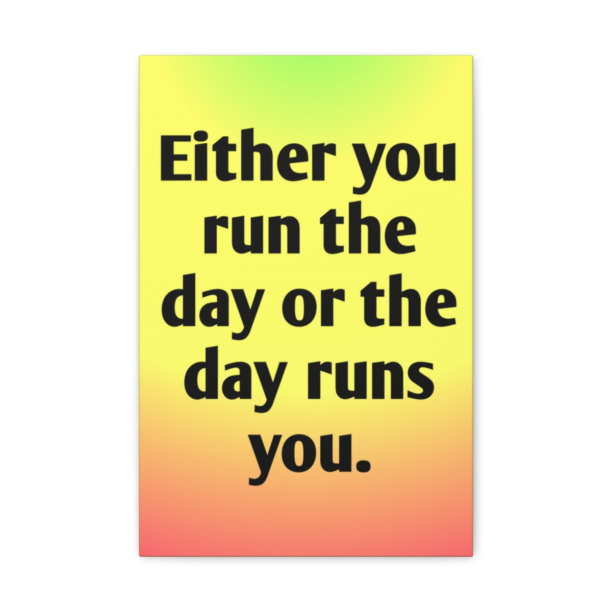 Scripture Walls Inspirational Wall Art Day Runs You Motivation Wall Decor for Home Office Gym Inspiring Success Quote Print Ready to Hang Unframed-Express Your Love Gifts