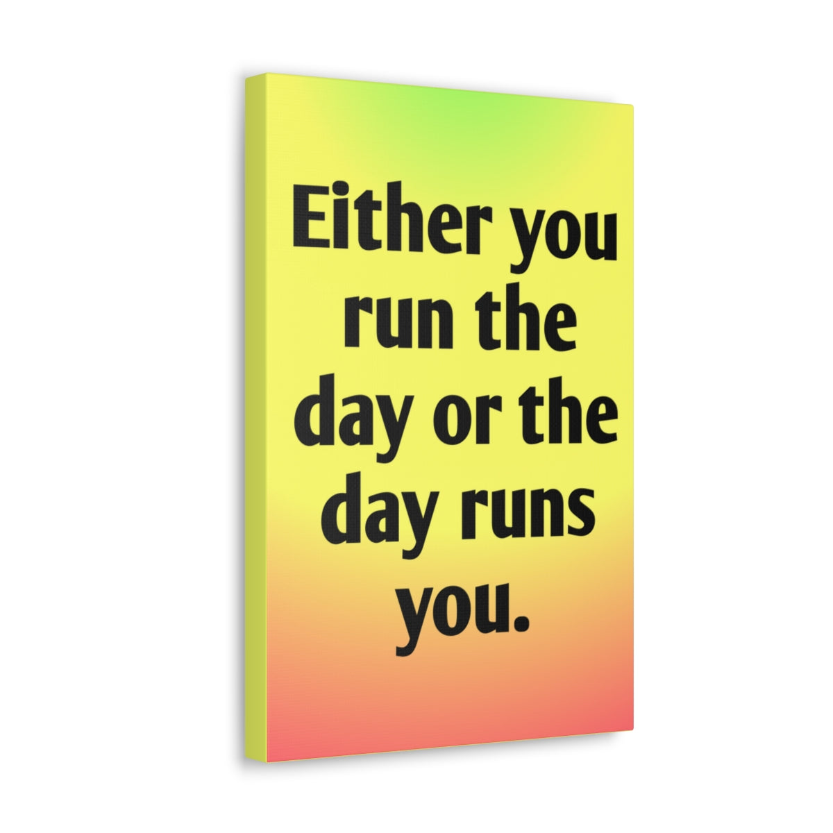 Scripture Walls Inspirational Wall Art Day Runs You Motivation Wall Decor for Home Office Gym Inspiring Success Quote Print Ready to Hang Unframed-Express Your Love Gifts