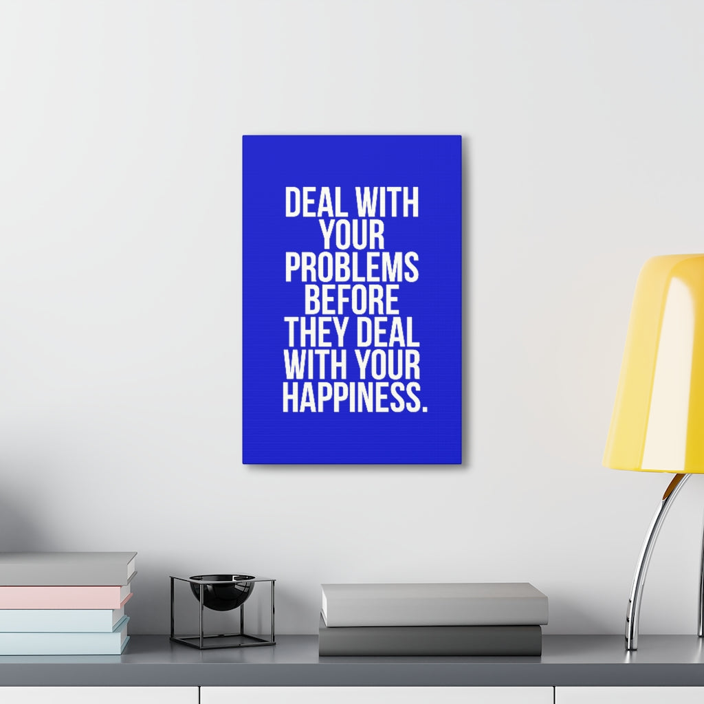 Scripture Walls Inspirational Wall Art Deal With Your Problems Motivation Wall Decor for Home Office Gym Inspiring Success Quote Print Ready to Hang Unframed-Express Your Love Gifts