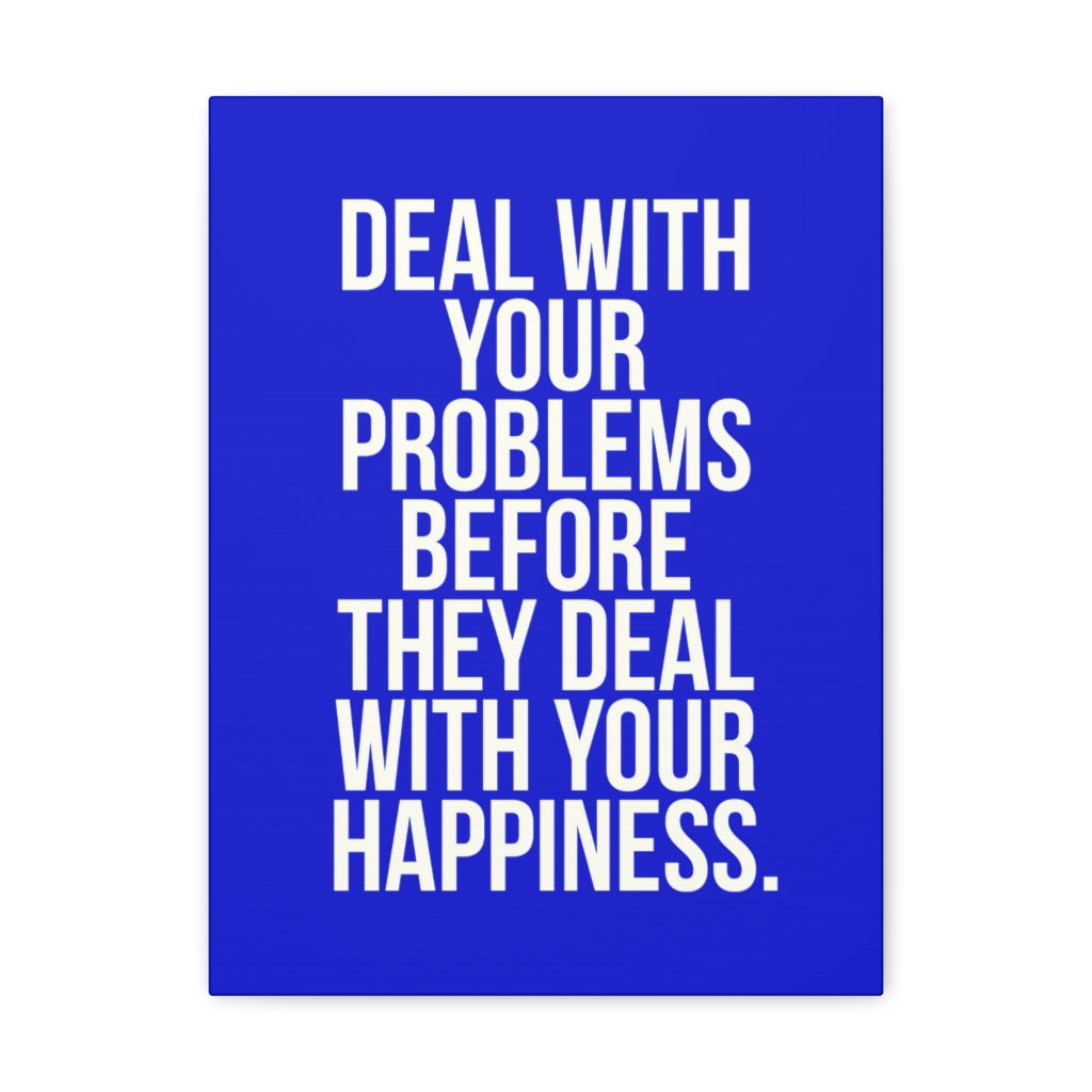 Scripture Walls Inspirational Wall Art Deal With Your Problems Motivation Wall Decor for Home Office Gym Inspiring Success Quote Print Ready to Hang Unframed-Express Your Love Gifts