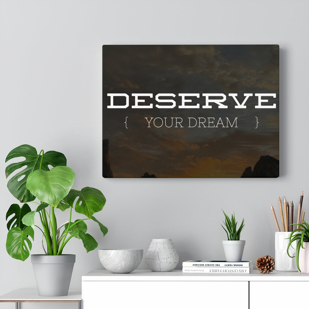 Scripture Walls Inspirational Wall Art Deserve Your Dream Motivational Print Ready to Hang Artwork Unframed-Express Your Love Gifts