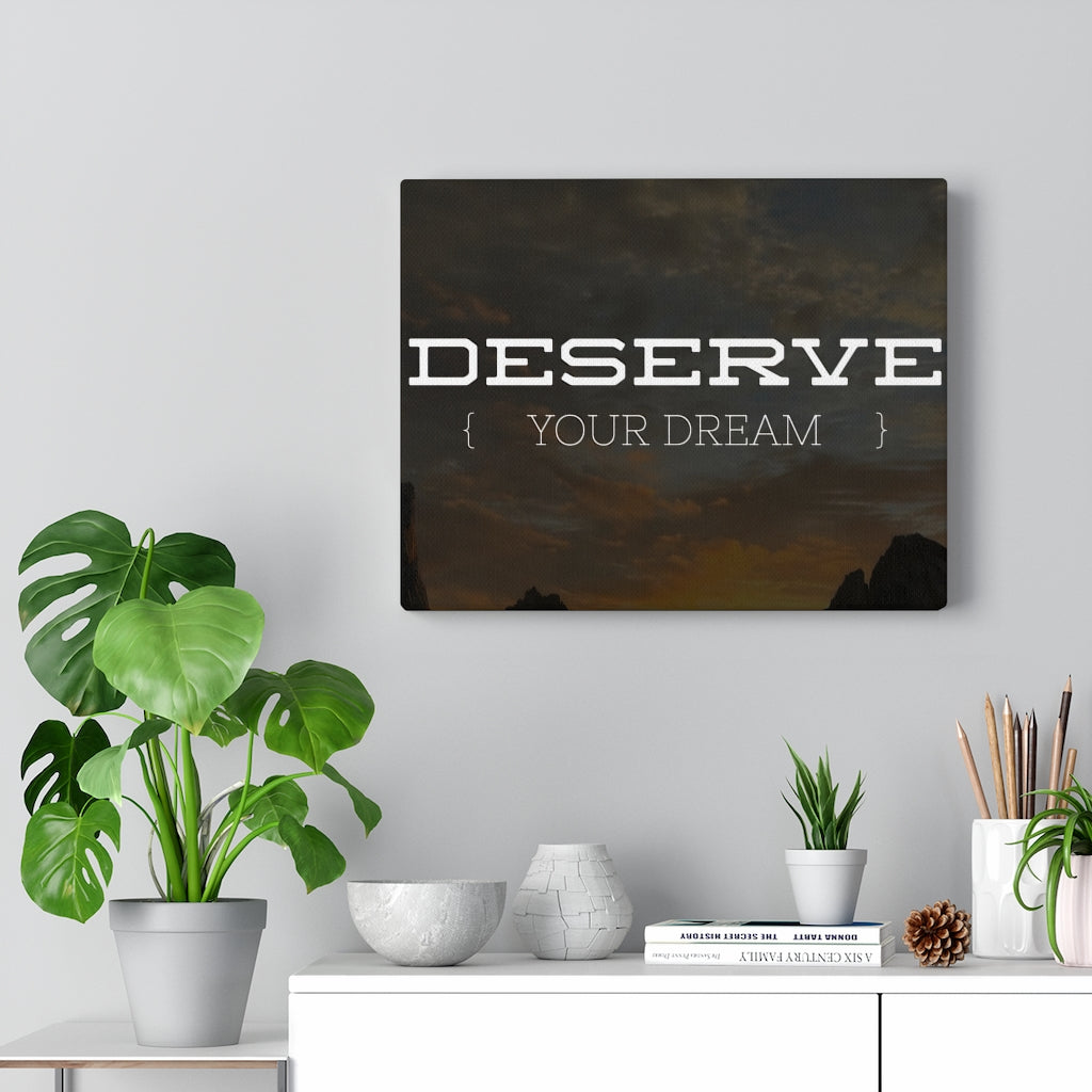 Scripture Walls Inspirational Wall Art Deserve Your Dream Motivational Print Ready to Hang Artwork Unframed-Express Your Love Gifts
