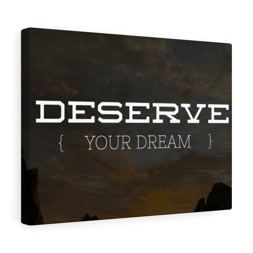 Scripture Walls Inspirational Wall Art Deserve Your Dream Motivational Print Ready to Hang Artwork Unframed-Express Your Love Gifts