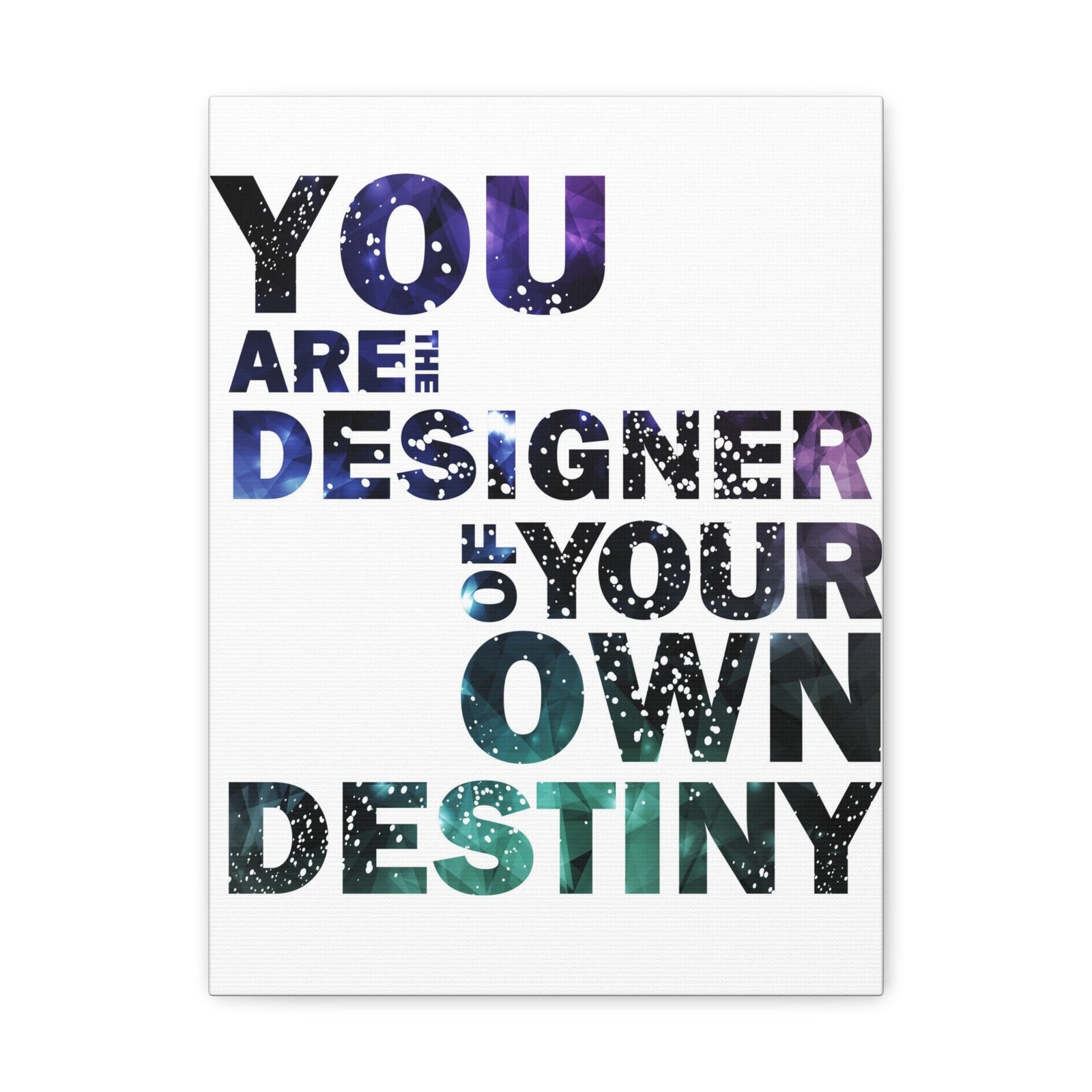 Scripture Walls Inspirational Wall Art Designer Of Your Own Destiny Motivation Wall Decor for Home Office Gym Inspiring Success Quote Print Ready to Hang Unframed-Express Your Love Gifts