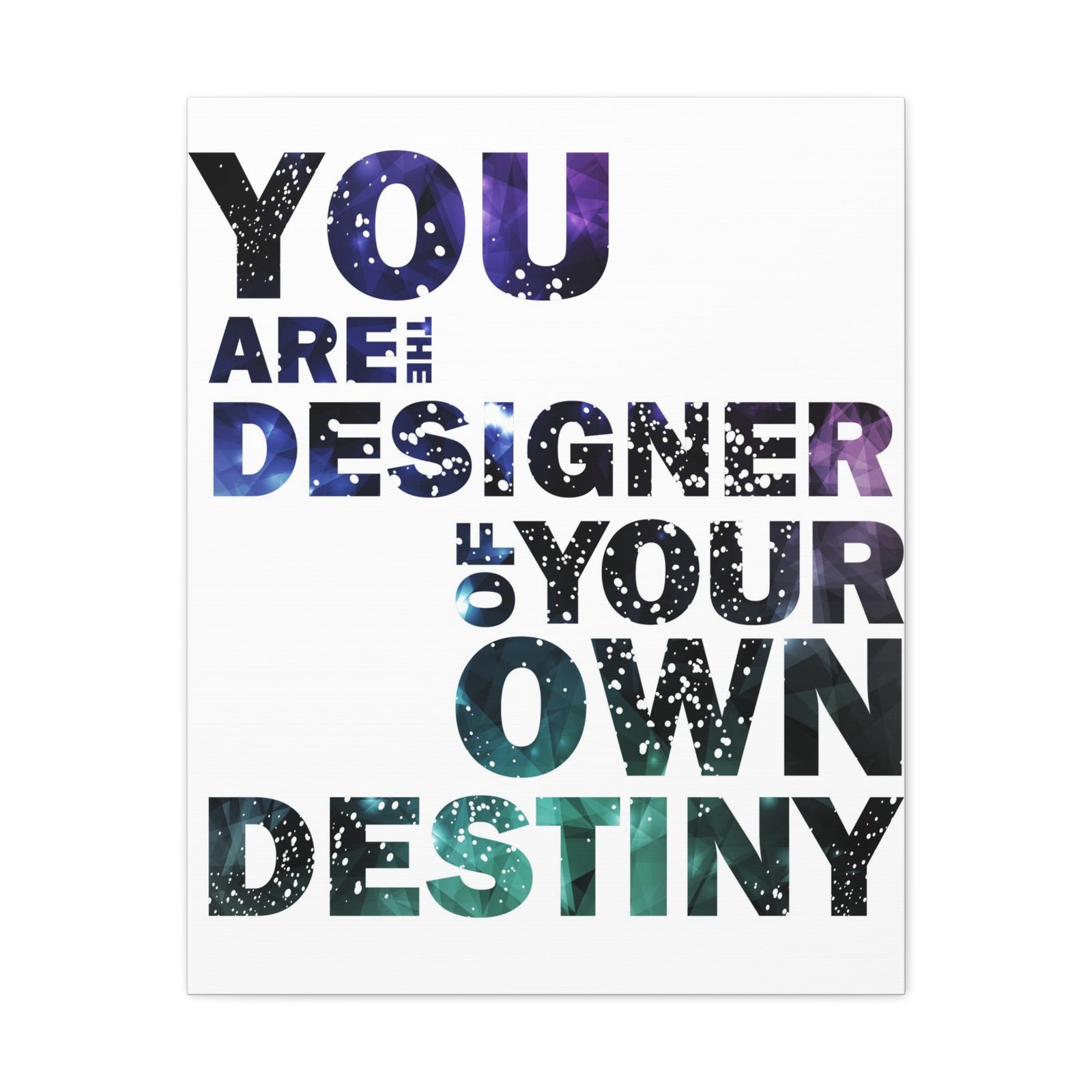 Scripture Walls Inspirational Wall Art Designer Of Your Own Destiny Motivation Wall Decor for Home Office Gym Inspiring Success Quote Print Ready to Hang Unframed-Express Your Love Gifts