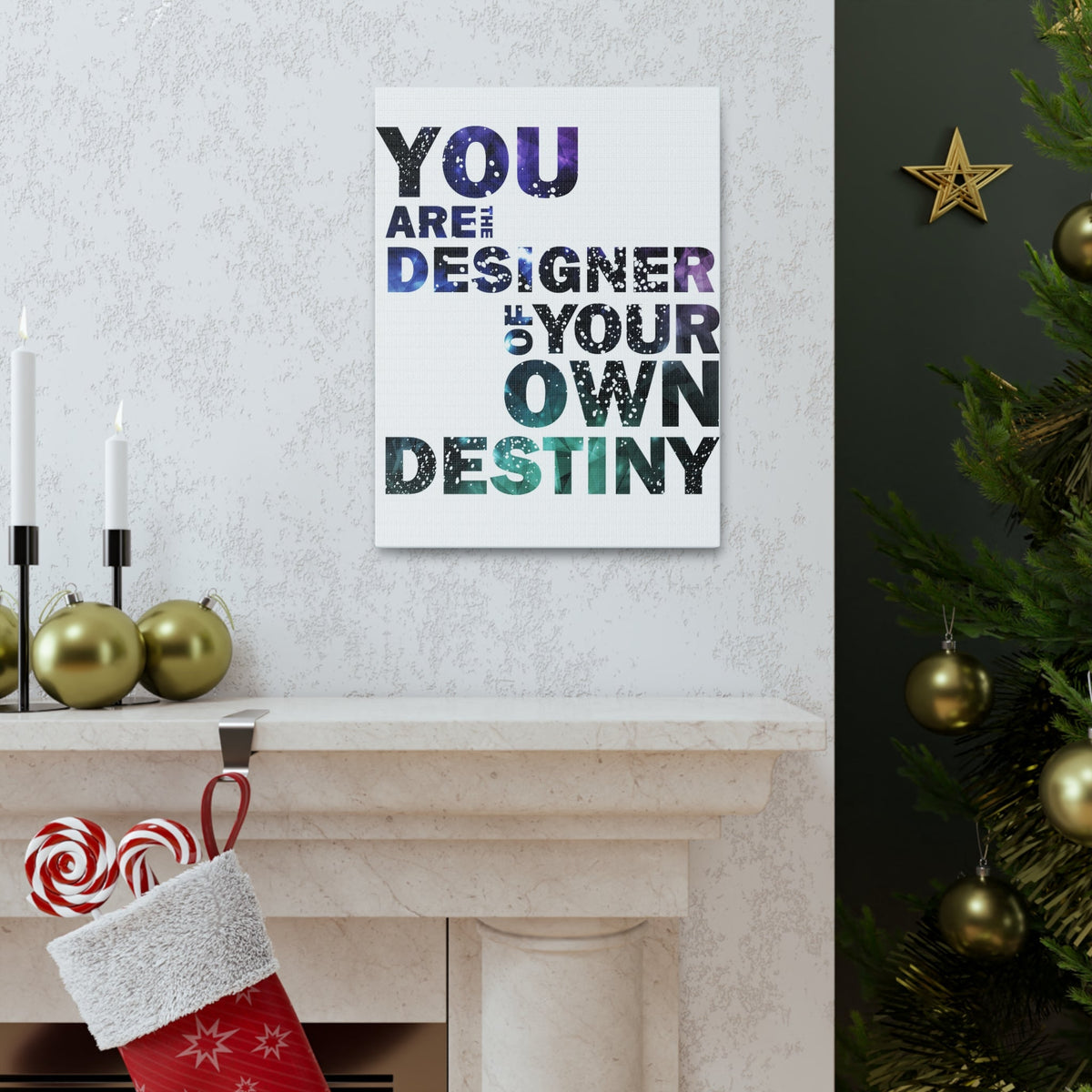 Scripture Walls Inspirational Wall Art Designer Of Your Own Destiny Motivation Wall Decor for Home Office Gym Inspiring Success Quote Print Ready to Hang Unframed-Express Your Love Gifts
