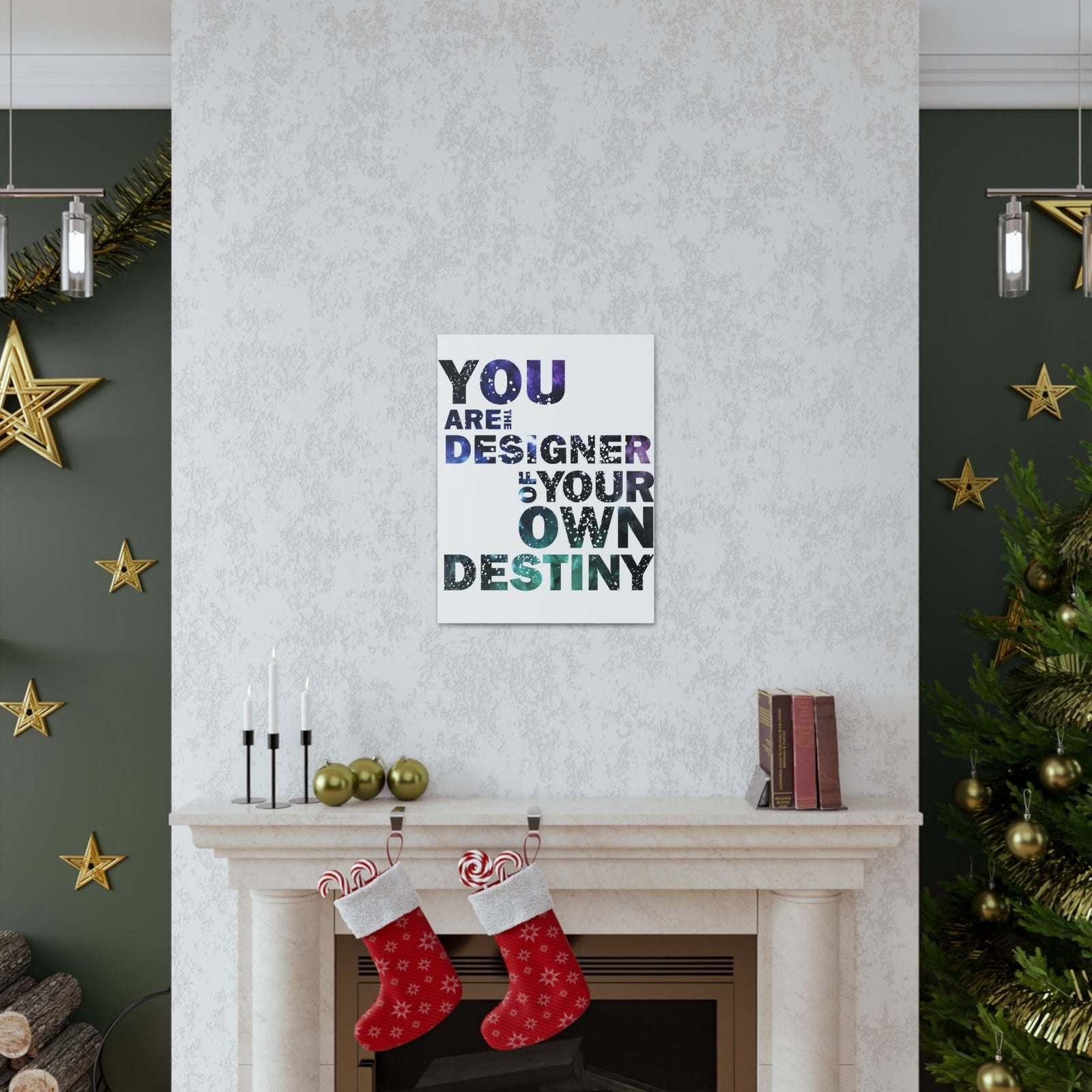 Scripture Walls Inspirational Wall Art Designer Of Your Own Destiny Motivation Wall Decor for Home Office Gym Inspiring Success Quote Print Ready to Hang Unframed-Express Your Love Gifts