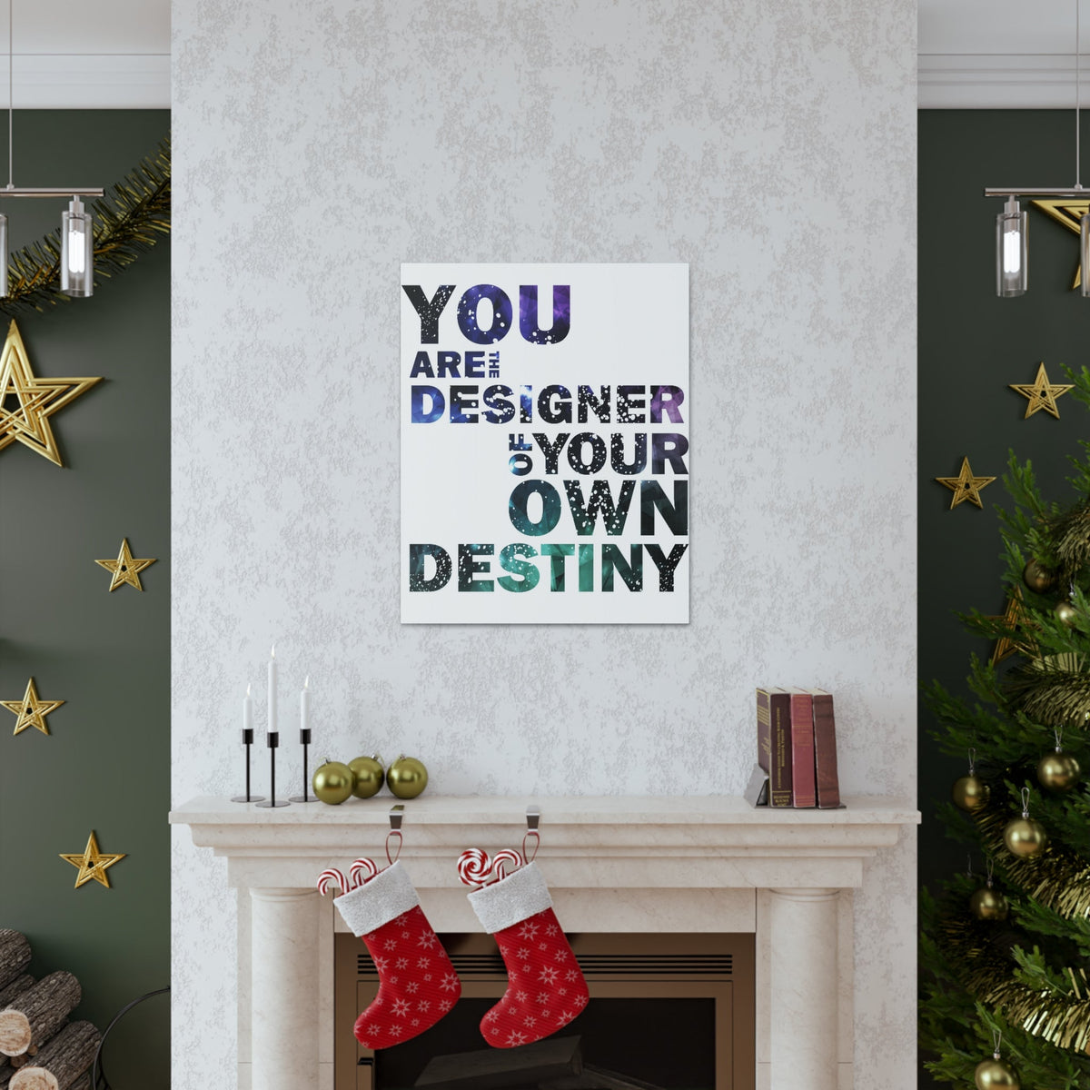 Scripture Walls Inspirational Wall Art Designer Of Your Own Destiny Motivation Wall Decor for Home Office Gym Inspiring Success Quote Print Ready to Hang Unframed-Express Your Love Gifts