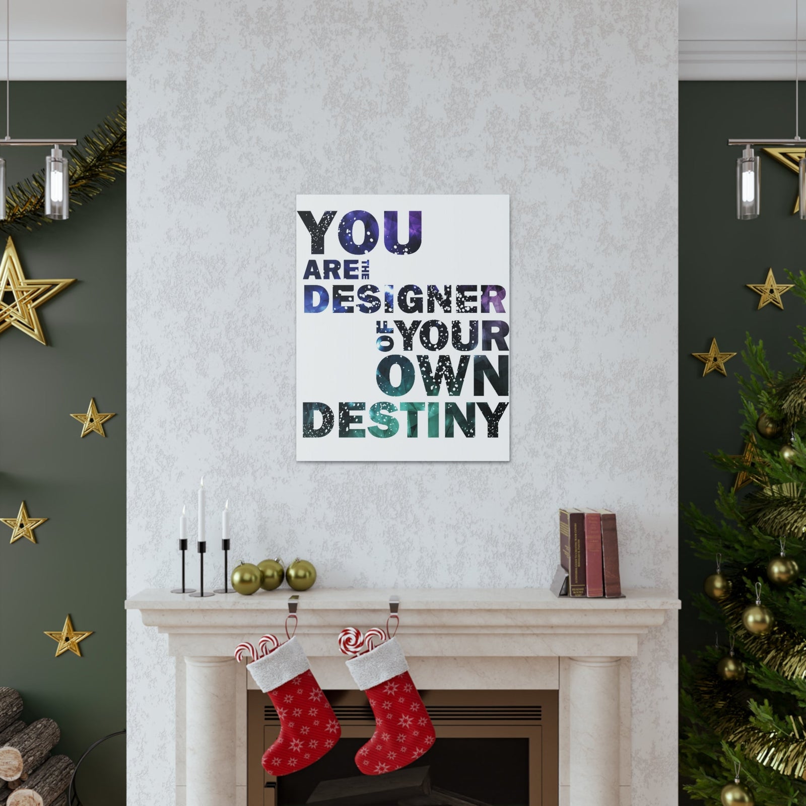Scripture Walls Inspirational Wall Art Designer Of Your Own Destiny Motivation Wall Decor for Home Office Gym Inspiring Success Quote Print Ready to Hang Unframed-Express Your Love Gifts
