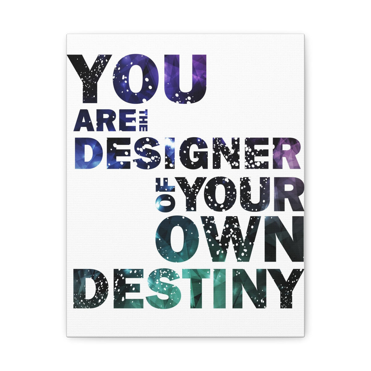 Scripture Walls Inspirational Wall Art Designer Of Your Own Destiny Motivation Wall Decor for Home Office Gym Inspiring Success Quote Print Ready to Hang Unframed-Express Your Love Gifts