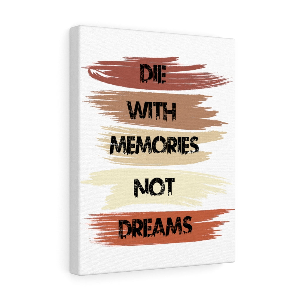 Scripture Walls Inspirational Wall Art Die With Memories Not Dreams Wall Art Motivation Wall Decor for Home Office Gym Inspiring Success Quote Print Ready to Hang Unframed-Express Your Love Gifts