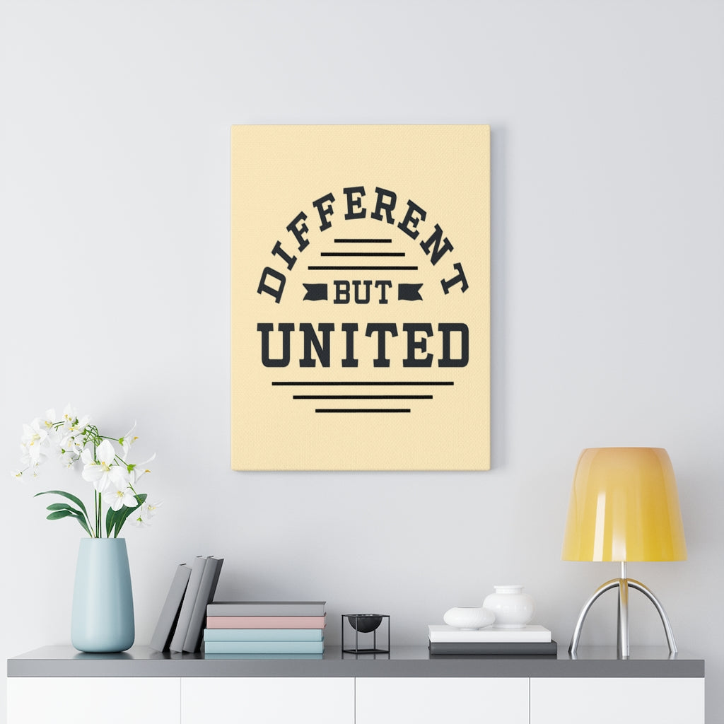 Scripture Walls Inspirational Wall Art Different But United Wall Art Motivation Wall Decor for Home Office Gym Inspiring Success Quote Print Ready to Hang Unframed-Express Your Love Gifts