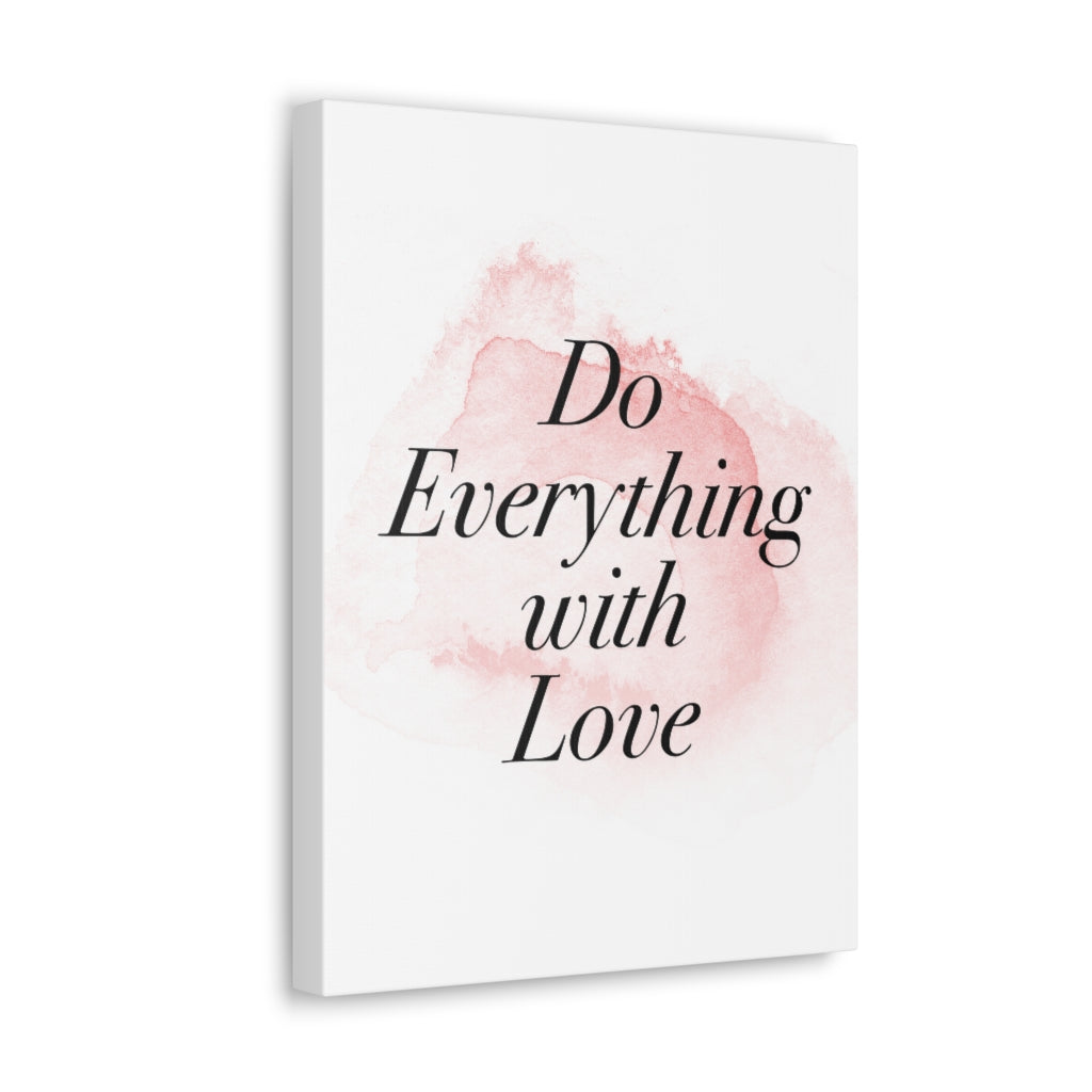 Scripture Walls Inspirational Wall Art Do Everything With Love Motivation Wall Decor for Home Office Gym Inspiring Success Quote Print Ready to Hang Unframed-Express Your Love Gifts