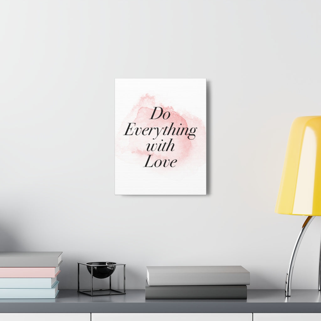 Scripture Walls Inspirational Wall Art Do Everything With Love Motivation Wall Decor for Home Office Gym Inspiring Success Quote Print Ready to Hang Unframed-Express Your Love Gifts