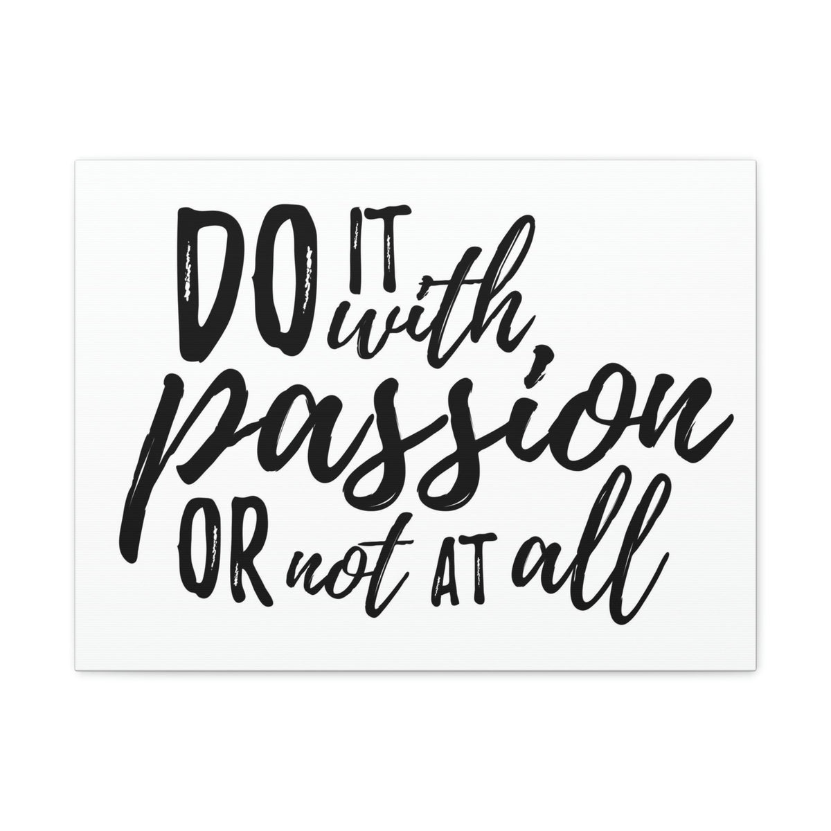 Scripture Walls Inspirational Wall Art Do It With Passion Motivation Wall Decor for Home Office Gym Inspiring Success Quote Print Ready to Hang Unframed-Express Your Love Gifts