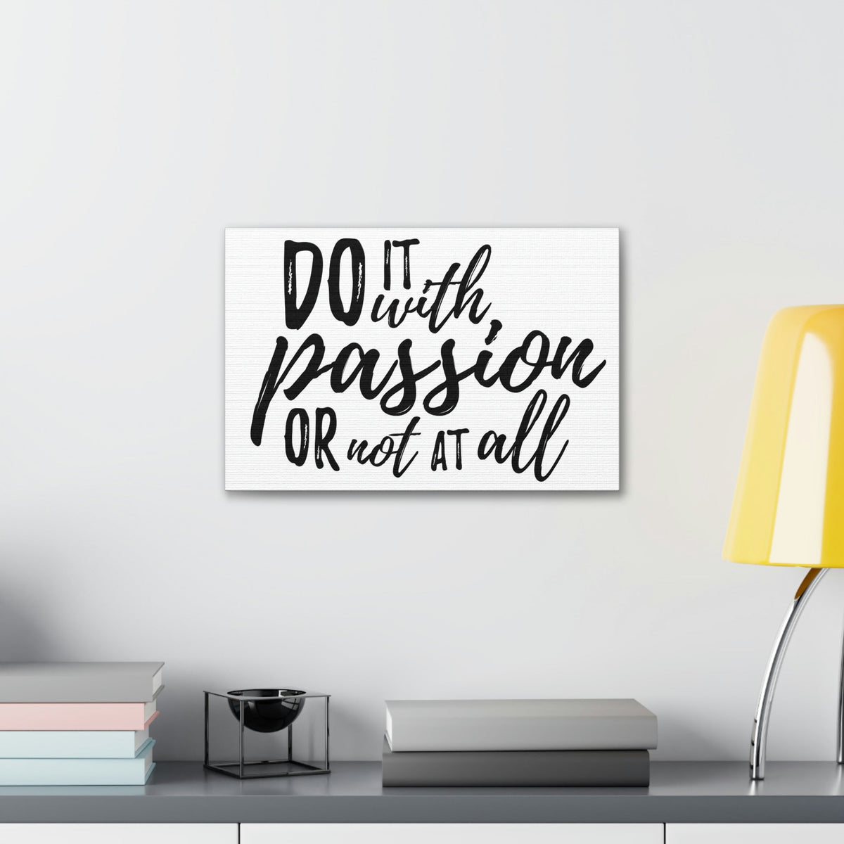 Scripture Walls Inspirational Wall Art Do It With Passion Motivation Wall Decor for Home Office Gym Inspiring Success Quote Print Ready to Hang Unframed-Express Your Love Gifts