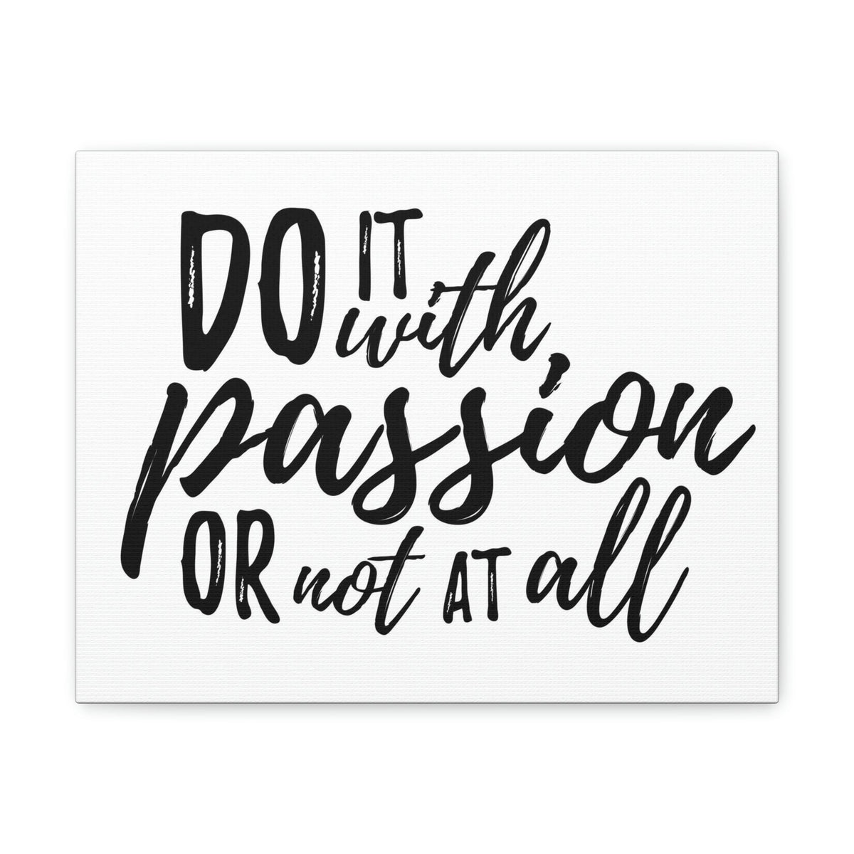 Scripture Walls Inspirational Wall Art Do It With Passion Motivation Wall Decor for Home Office Gym Inspiring Success Quote Print Ready to Hang Unframed-Express Your Love Gifts