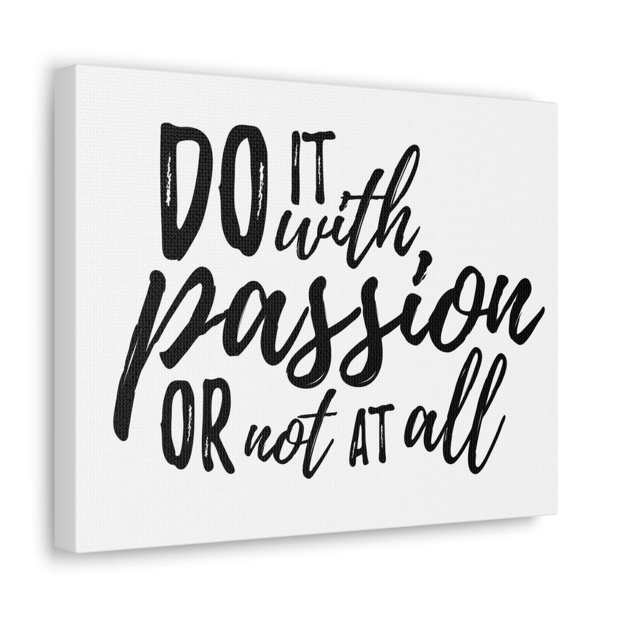 Scripture Walls Inspirational Wall Art Do It With Passion Motivation Wall Decor for Home Office Gym Inspiring Success Quote Print Ready to Hang Unframed-Express Your Love Gifts