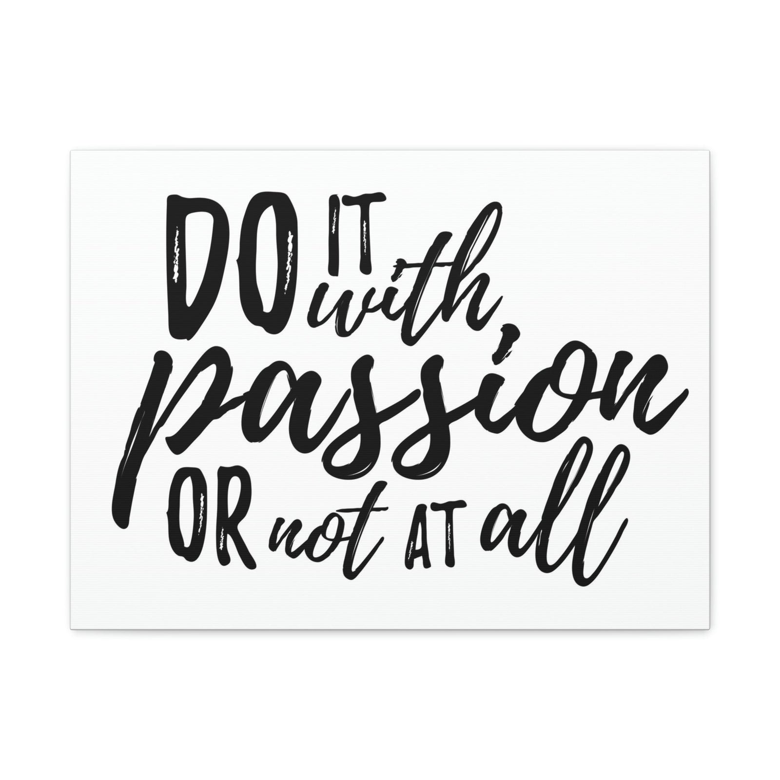 Scripture Walls Inspirational Wall Art Do It With Passion Motivation Wall Decor for Home Office Gym Inspiring Success Quote Print Ready to Hang Unframed-Express Your Love Gifts