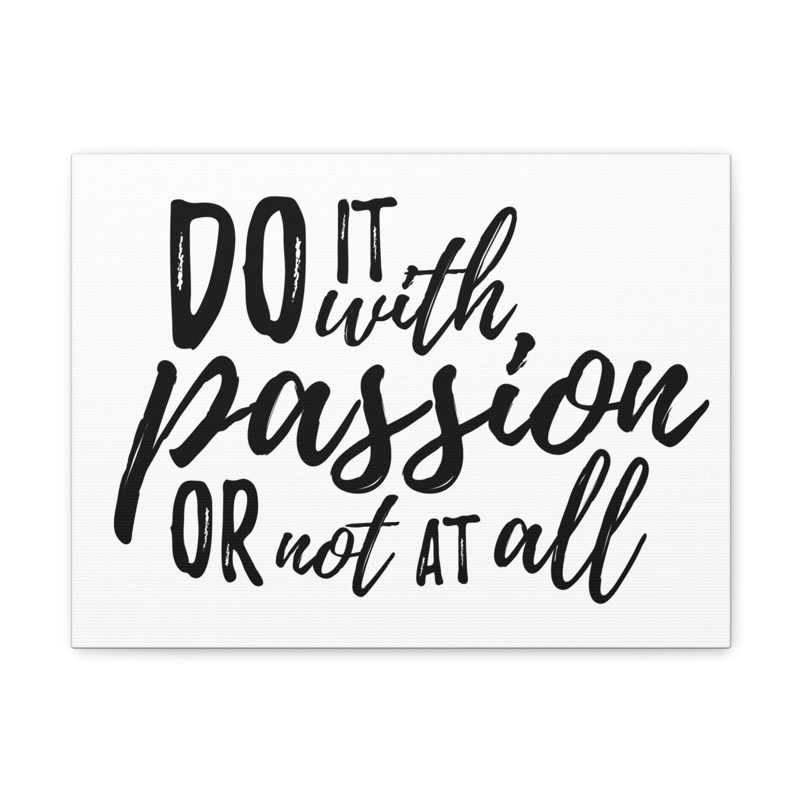 Scripture Walls Inspirational Wall Art Do It With Passion Motivation Wall Decor for Home Office Gym Inspiring Success Quote Print Ready to Hang Unframed-Express Your Love Gifts