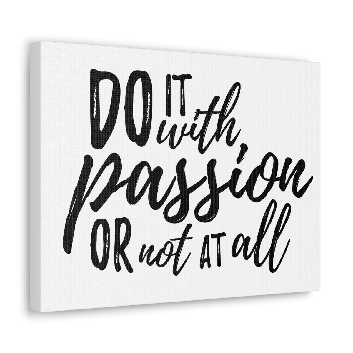 Scripture Walls Inspirational Wall Art Do It With Passion Motivation Wall Decor for Home Office Gym Inspiring Success Quote Print Ready to Hang Unframed-Express Your Love Gifts