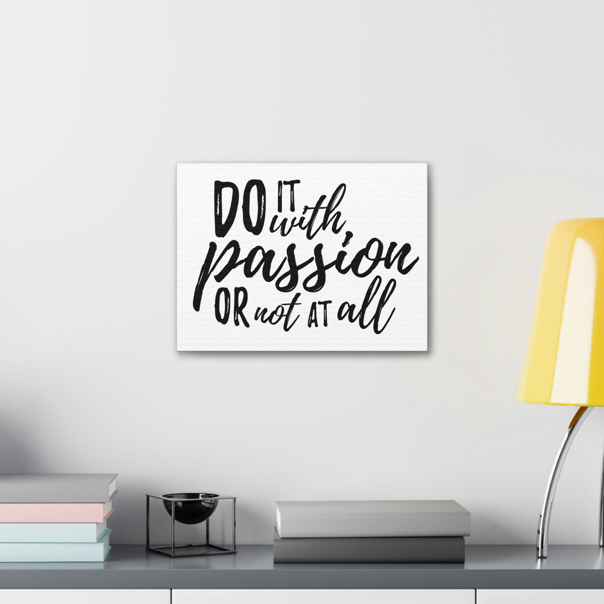 Scripture Walls Inspirational Wall Art Do It With Passion Motivation Wall Decor for Home Office Gym Inspiring Success Quote Print Ready to Hang Unframed-Express Your Love Gifts