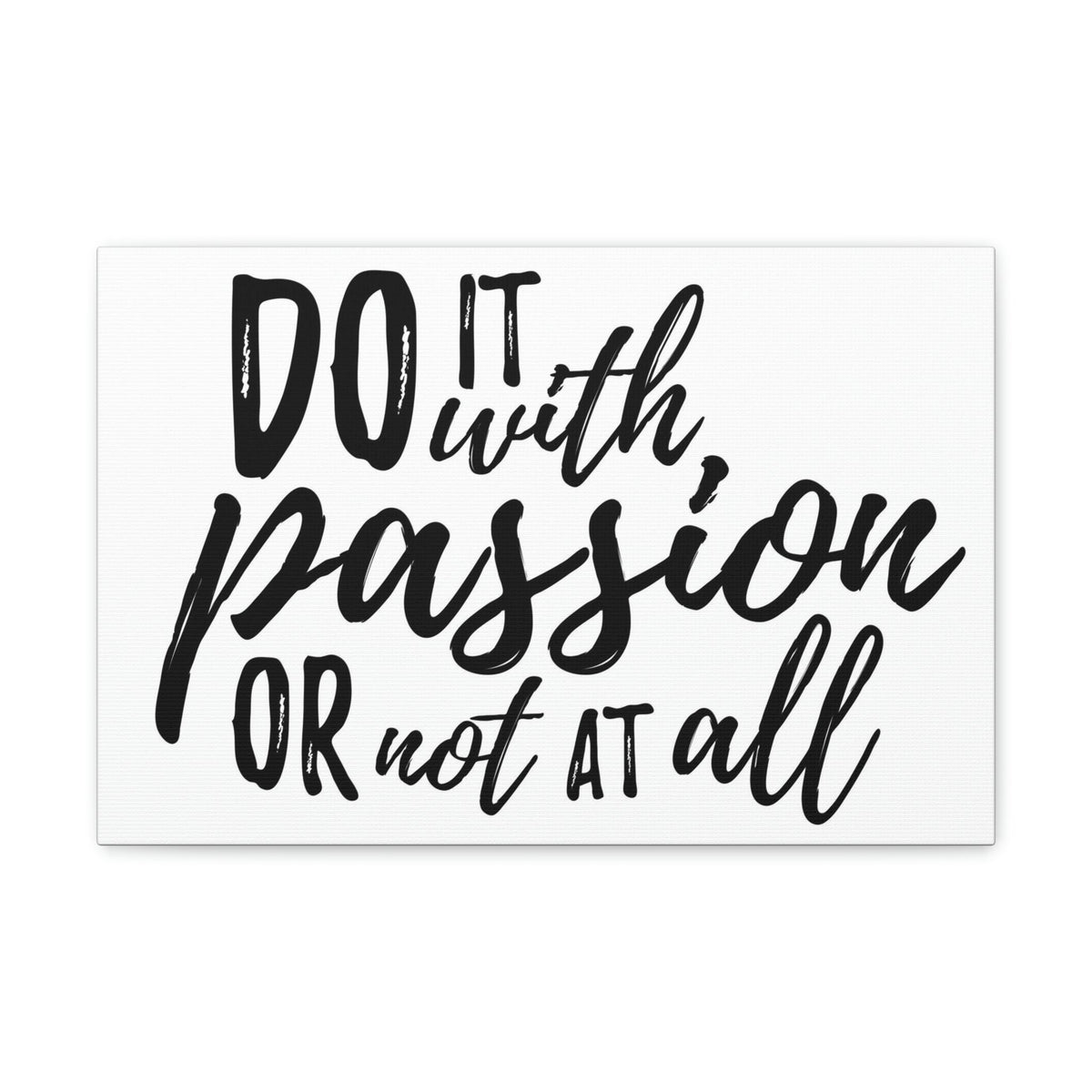 Scripture Walls Inspirational Wall Art Do It With Passion Motivation Wall Decor for Home Office Gym Inspiring Success Quote Print Ready to Hang Unframed-Express Your Love Gifts