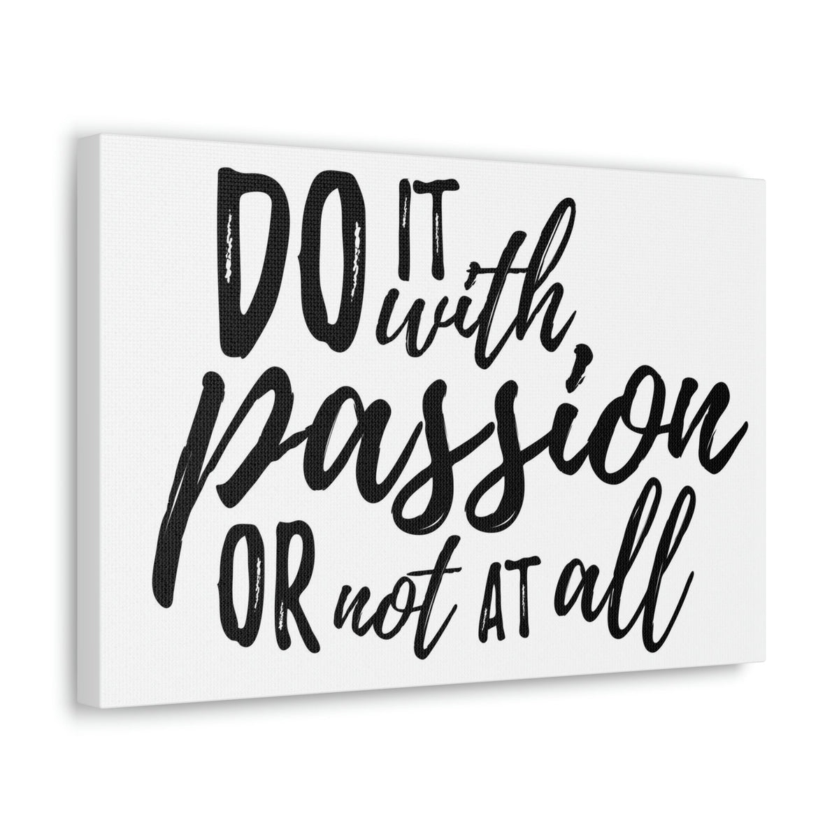 Scripture Walls Inspirational Wall Art Do It With Passion Motivation Wall Decor for Home Office Gym Inspiring Success Quote Print Ready to Hang Unframed-Express Your Love Gifts