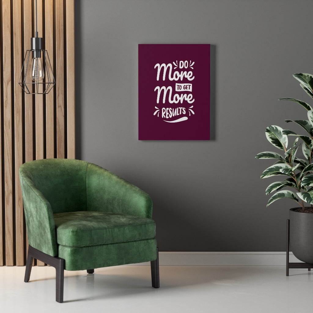 Scripture Walls Inspirational Wall Art Do More To Get More Results Wall Art Motivation Wall Decor for Home Office Gym Inspiring Success Quote Print Ready to Hang Unframed-Express Your Love Gifts