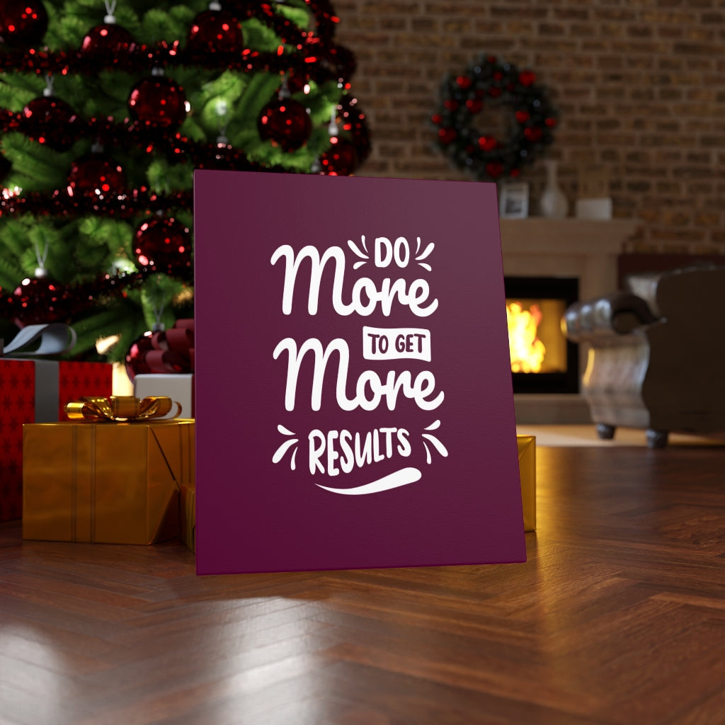 Scripture Walls Inspirational Wall Art Do More To Get More Results Wall Art Motivation Wall Decor for Home Office Gym Inspiring Success Quote Print Ready to Hang Unframed-Express Your Love Gifts