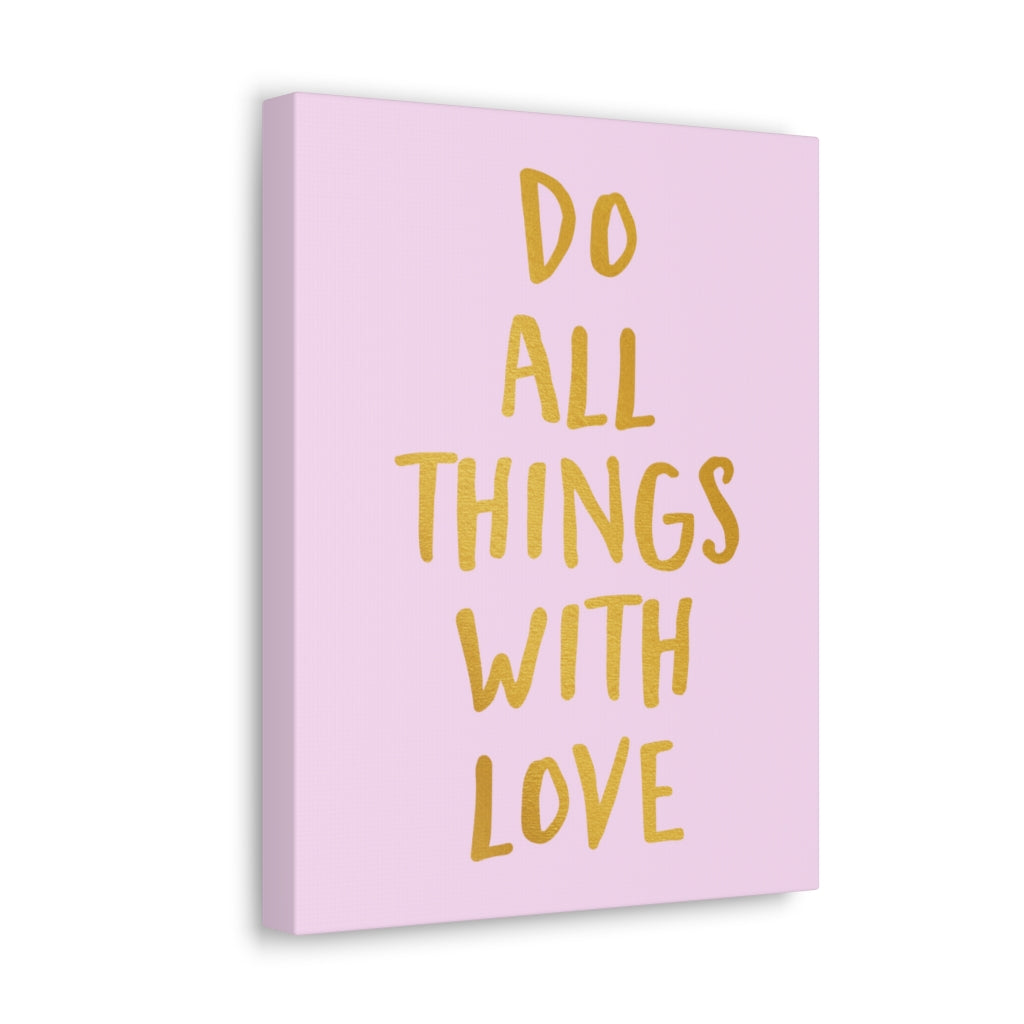 Scripture Walls Inspirational Wall Art Do Things With Love Motivation Wall Decor for Home Office Gym Inspiring Success Quote Print Ready to Hang Unframed-Express Your Love Gifts