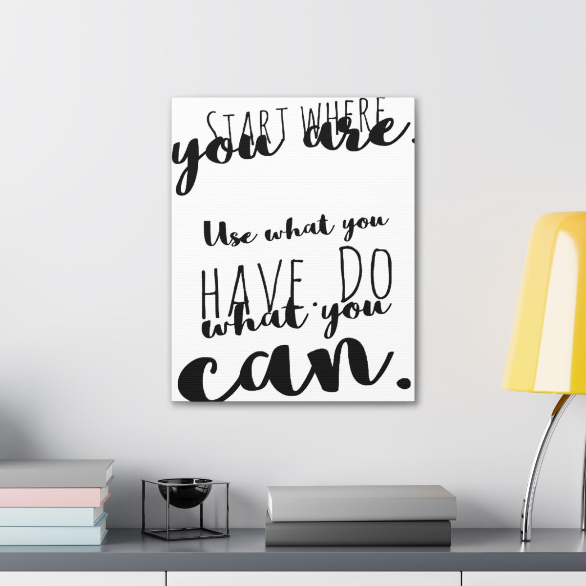 Scripture Walls Inspirational Wall Art Do What You Can Motivation Wall Decor for Home Office Gym Inspiring Success Quote Print Ready to Hang Unframed-Express Your Love Gifts
