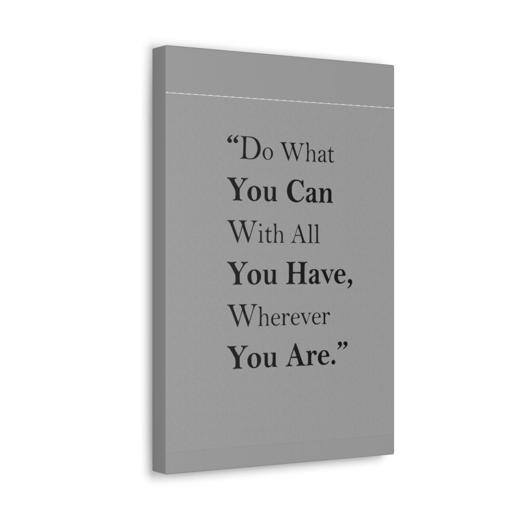 Scripture Walls Inspirational Wall Art Do What You Can Motivation Wall Decor for Home Office Gym Inspiring Success Quote Print Ready to Hang Unframed-Express Your Love Gifts