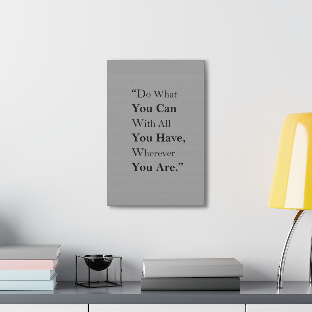 Scripture Walls Inspirational Wall Art Do What You Can Motivation Wall Decor for Home Office Gym Inspiring Success Quote Print Ready to Hang Unframed-Express Your Love Gifts