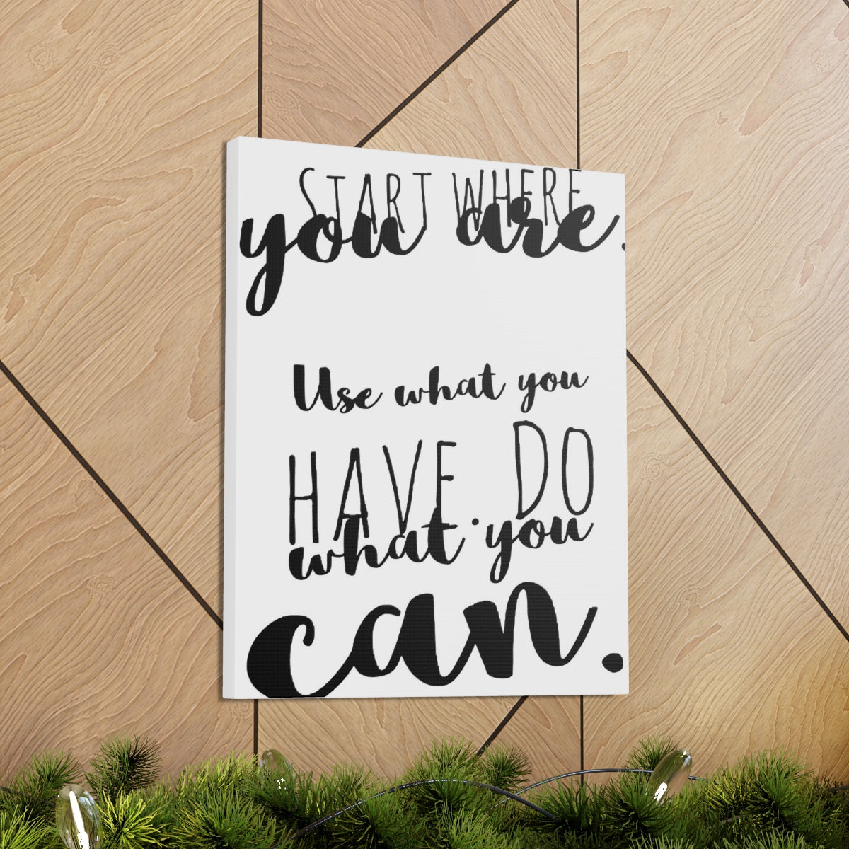 Scripture Walls Inspirational Wall Art Do What You Can Motivation Wall Decor for Home Office Gym Inspiring Success Quote Print Ready to Hang Unframed-Express Your Love Gifts